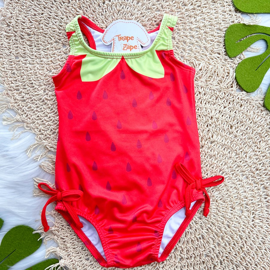 Maiô Melancia com Proteção FPU 50+ - Vermelho